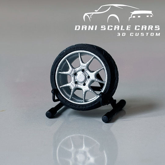 Ruedas 1/64 BBS RK (varios colores y medidas)