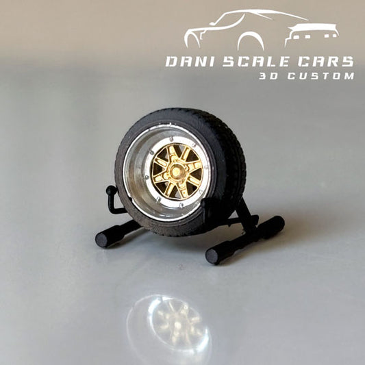 Ruedas 1/64 10mm SSR Hot Wheels