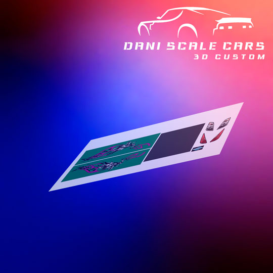 Decals 350z Rachel Need For Speed Underground 2 1/64 Hot Wheels