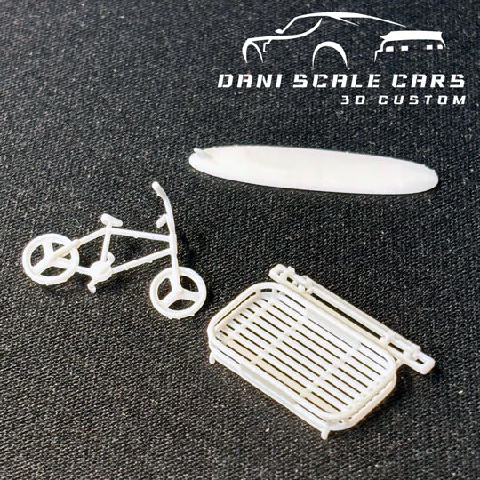 Set de accesorios - Baca con bici y tabla