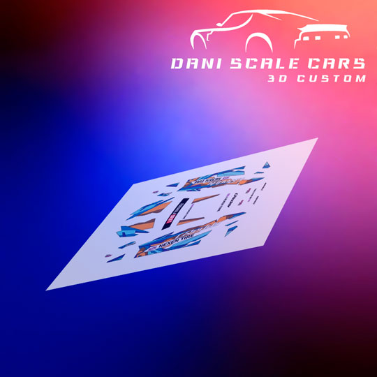 Decals Drift Greddy 1/64 Hot Wheels