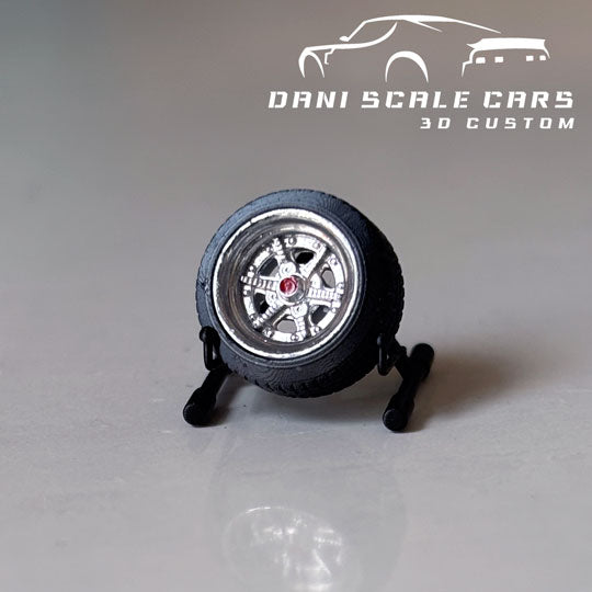 Ruedas 1/64 10mm Bridgestone