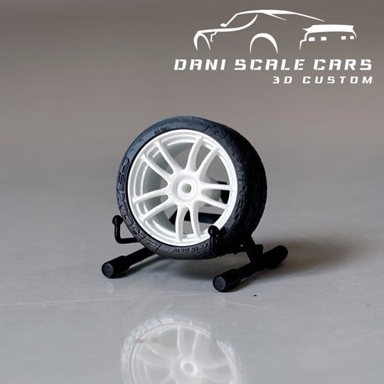 Ruedas 1/64 10.9mm modelo 2