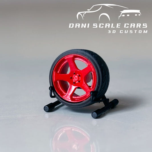 Ruedas 1/64 Rotiform (varios colores y medidas) Hot Wheels