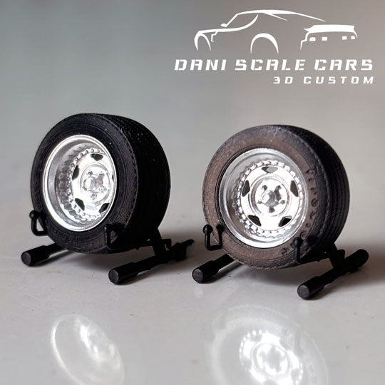 Ruedas 1/64 12mm (varios colores)