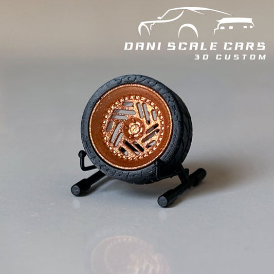 Ruedas 1/64 Rotiform IDK (varios colores y medidas) Hot Wheels