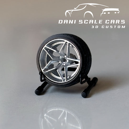 Ruedas 1/64 ZR1 (varios colores y medidas)