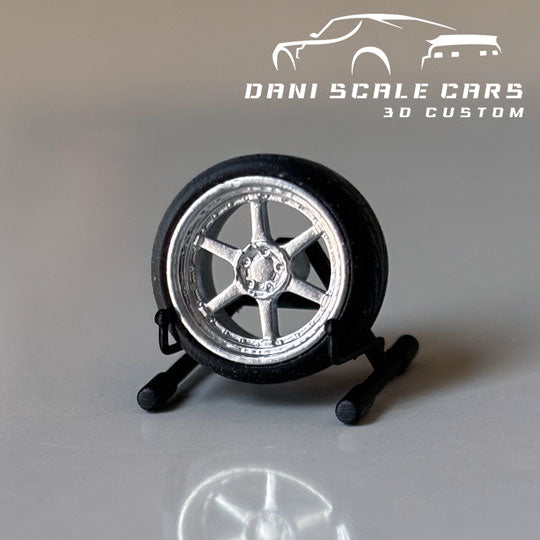 Ruedas 1/64 HRE v2 (varios colores y medidas)