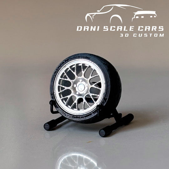 Ruedas 1/64 BBS F1M (varios colores y medidas)