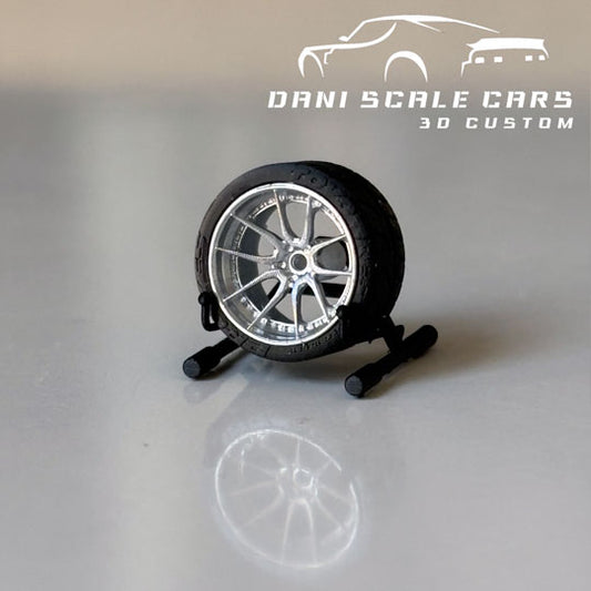 Ruedas 1/64 10.9mm Advan 15 Hot Wheels