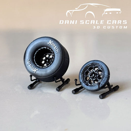 Ruedas 1/64 Drag  (varios colores) Hot Wheels