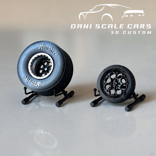 Ruedas 1/64 Drag  (varios colores)