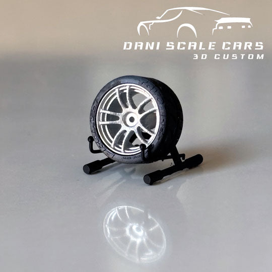 Ruedas 1/64 10.9mm modelo 2