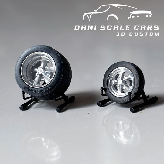 Ruedas 1/64 Hotrod modelo 3 (varios colores)