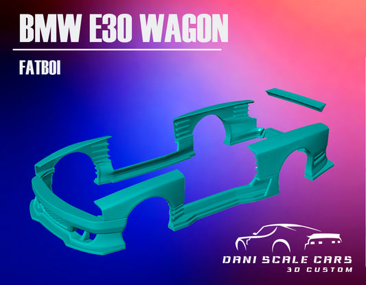 BMW E30 Wagon Fatboi Bodykit Hot Wheels