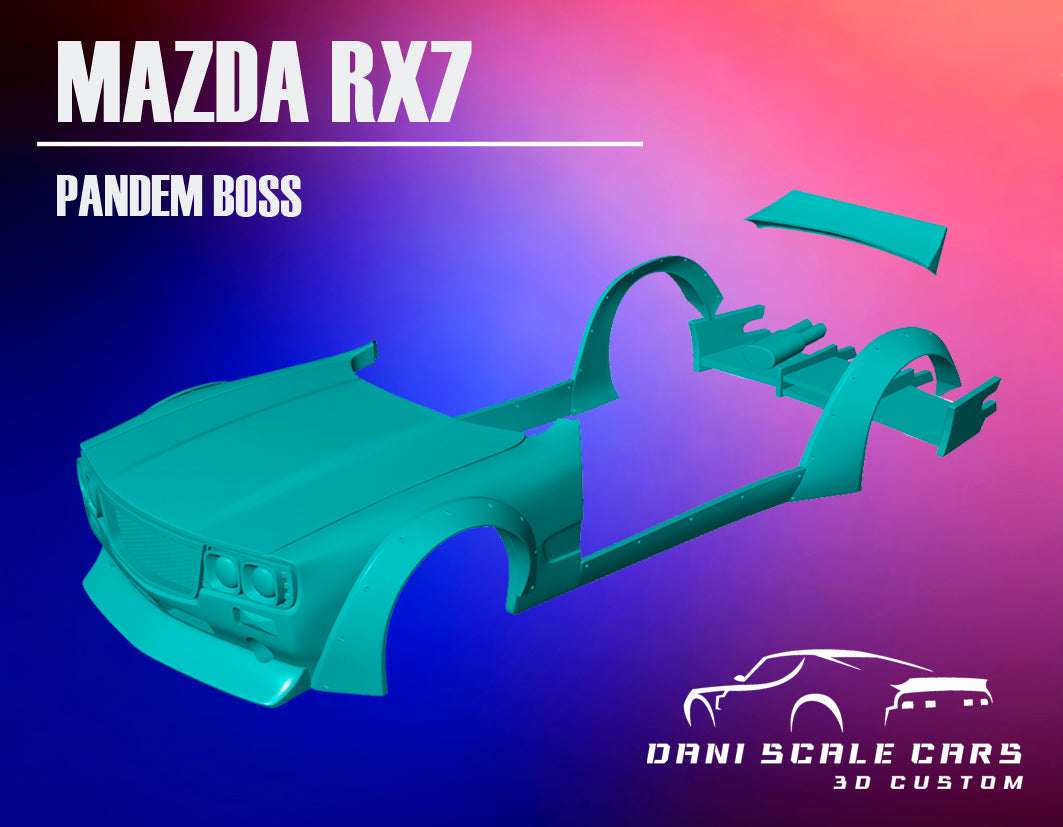 Mazda RX7 Pandem Boss Bodykit