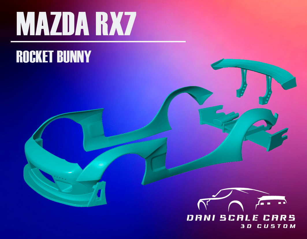 Mazda RX7 Rocket Bunny Bodykit