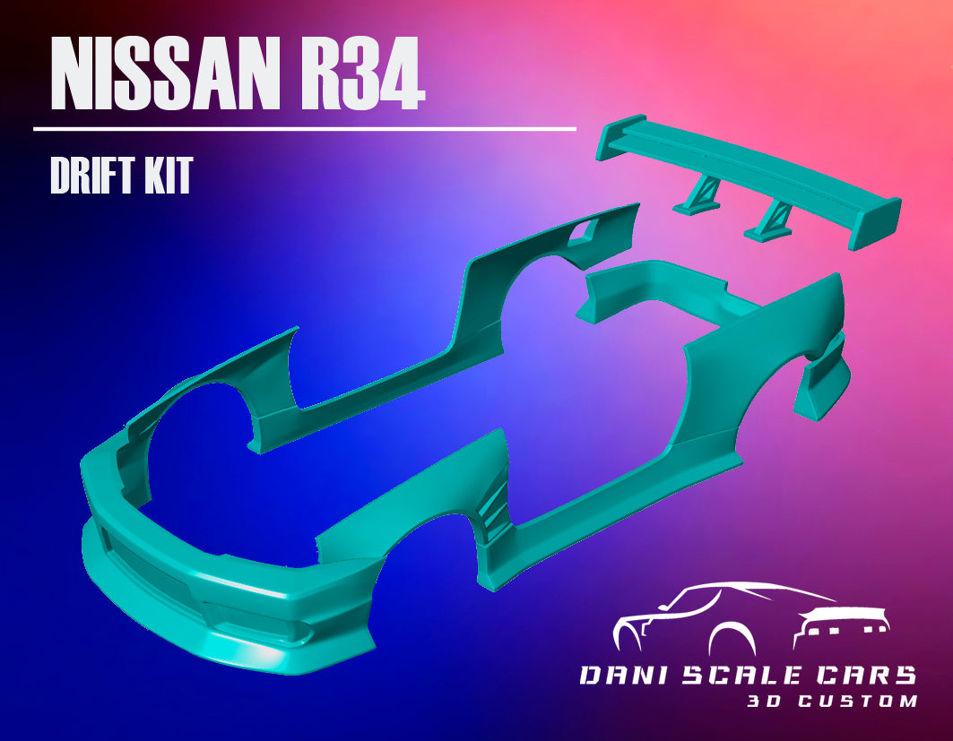 Nissan Skyline R34 Drift Bodykit