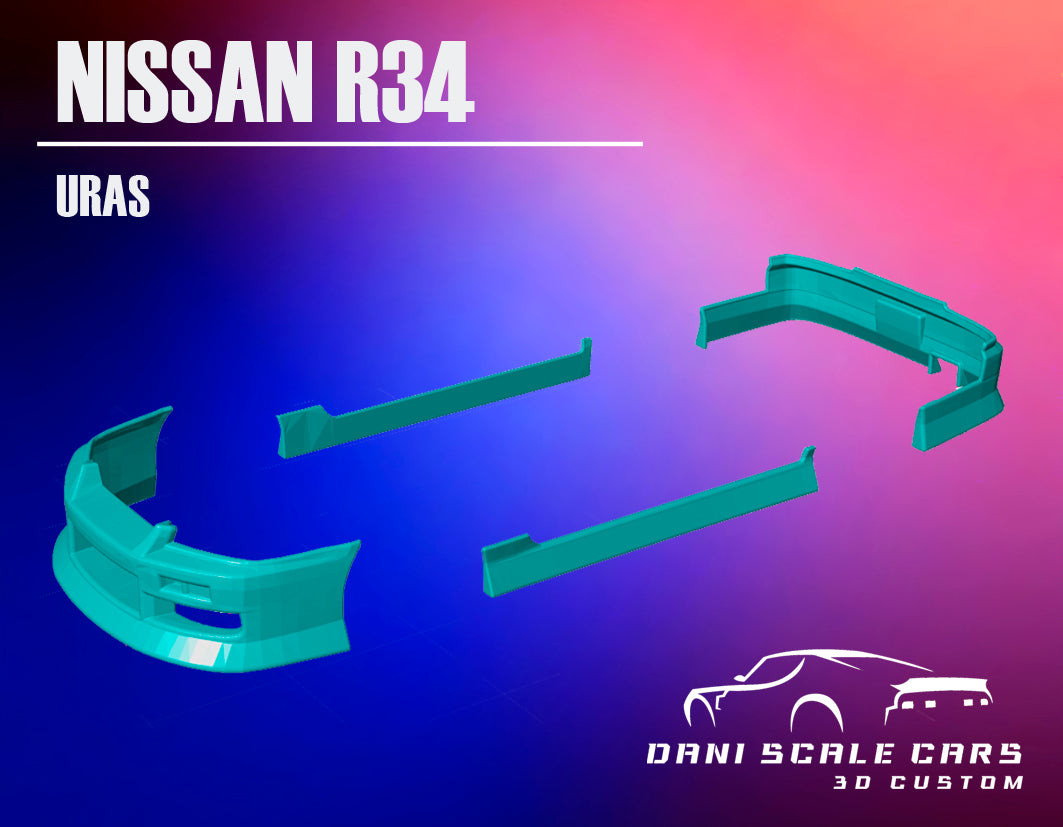 Nissan Skyline R34 Uras Bodykit