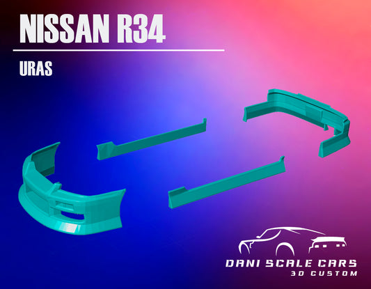 Nissan Skyline R34 Uras Bodykit