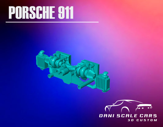 Motor Porsche 911 Hot Wheels 1/64