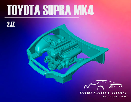Toyota Supra 2JZ Hot Wheels 1/64