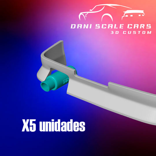 Tubos de escape 1/64 Hot Wheels M1