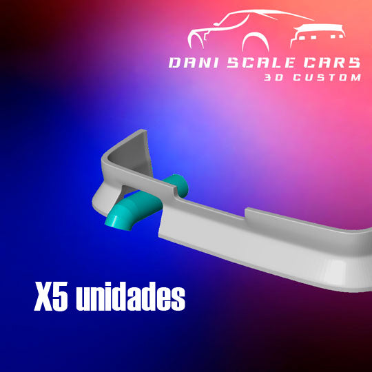 Tubos de escape 1/64 Hot Wheels M5